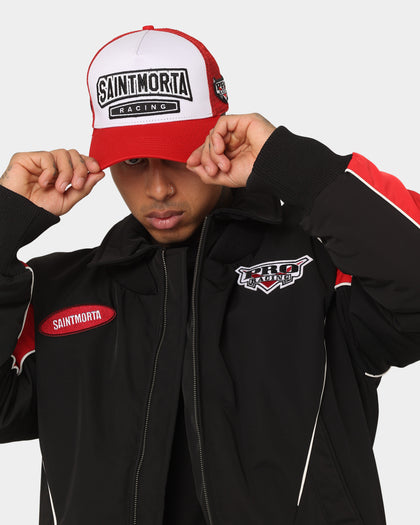 Saint Morta Pro Racing Trucker Cap Snapback Red/White