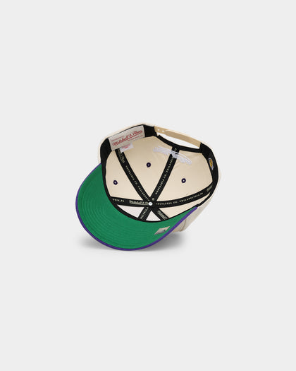 Mitchell & Ness Los Angeles Lakers 'Wool Blend' Snapback Vintage White