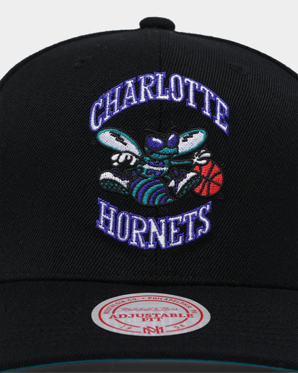 Mitchell & Ness Charlotte Hornets 'Wool Blend' Snapback Black