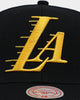 Mitchell & Ness Los Angeles Lakers 'Wool Blend' Snapback Black