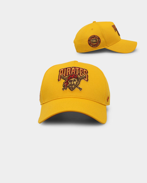 47 Brand Pittsburgh Pirates 'Mustard & Ketchup' Sure Shot MVP DT Snapback Yellow/Red