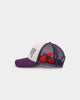 Playboy By CK Glow Up Trucker Snapback Purple/White