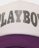 Playboy By CK Glow Up Trucker Snapback Purple/White