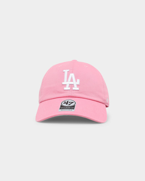 47 Brand Los Angeles Dodgers 47 Clean Up Strapback Rose