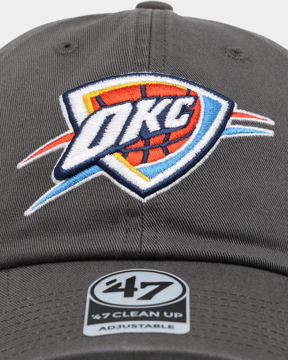 47 Brand Oklahoma City Thunder 47 Clean Up Strapback Charcoal