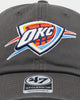 47 Brand Oklahoma City Thunder 47 Clean Up Strapback Charcoal