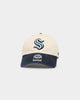 47 Brand Seattle Kraken Two Tone 47 Clean Up Strapback Natural