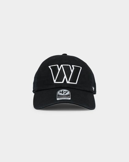 47 Brand Washington Commanders 47 Clean Up Strapback Black