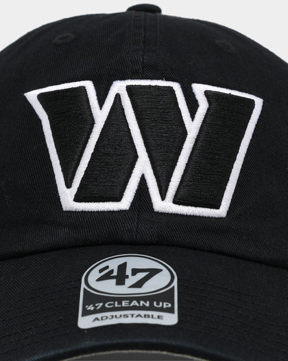 47 Brand Washington Commanders 47 Clean Up Strapback Black