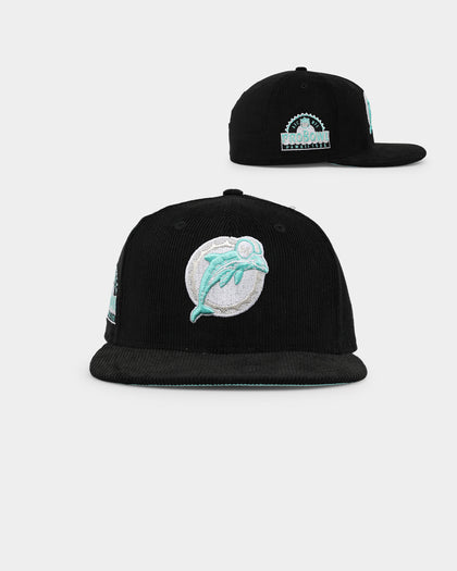 New Era Miami Dolphins 'Black Cord Blue Tint' 59FIFTY Fitted Black