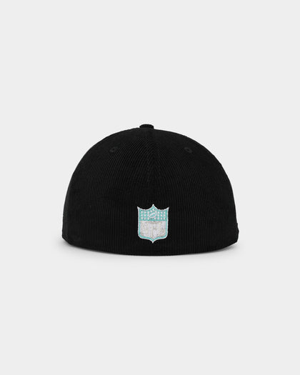 New Era Miami Dolphins 'Black Cord Blue Tint' 59FIFTY Fitted Black