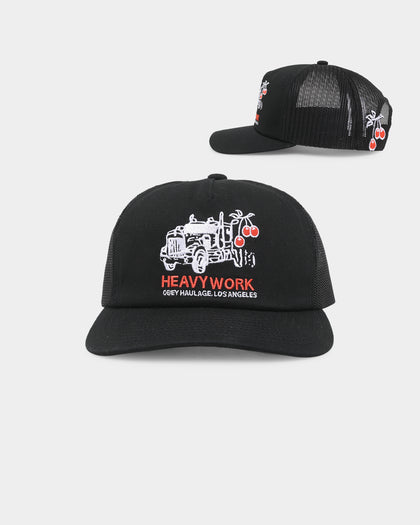 OBEY Heavy Work Trucker Snapback Black