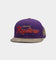 Mitchell & Ness Toronto Raptors Lux Carp Script HWC Snapback Purple/Grey