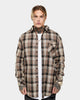 Saint Morta Prima Long Sleeve Flannel Shirt Brown