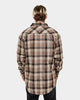 Saint Morta Prima Long Sleeve Flannel Shirt Brown