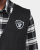 Majestic Athletic Raiders Denim Vest Black