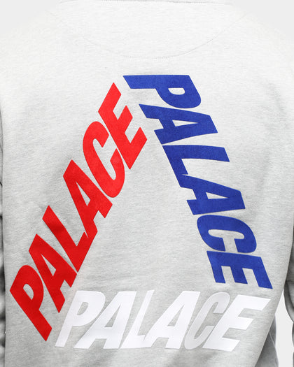 PALACE FLOCKA P3 HOOD GREY MARLE