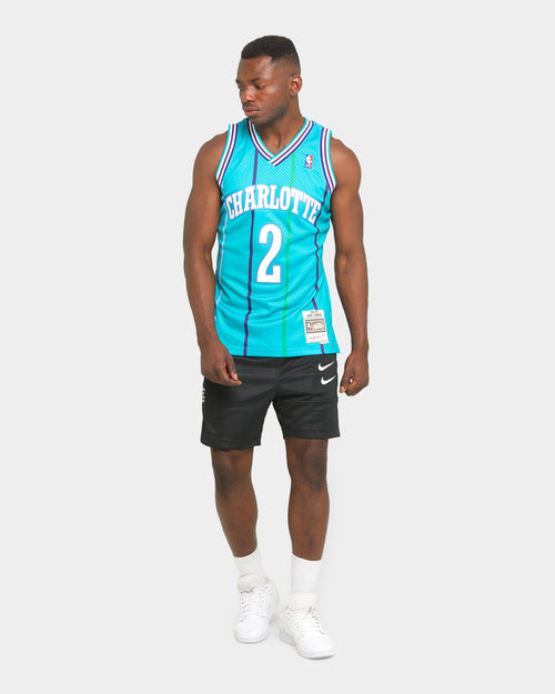 Mitchell & Ness Charlotte Hornets Larry Johnson '92-'93 #2 Swingman Jersey Teal