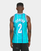 Mitchell & Ness Charlotte Hornets Larry Johnson '92-'93 #2 Swingman Jersey Teal