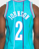 Mitchell & Ness Charlotte Hornets Larry Johnson '92-'93 #2 Swingman Jersey Teal