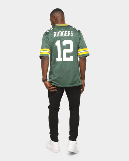 Nike Green Bay Packers Aaron Rodgers Game TC Jersey Fir