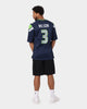 Nike Seattle Seahawks Russell Wilson #3 Game TC Jersey Navy