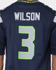 Nike Seattle Seahawks Russell Wilson #3 Game TC Jersey Navy