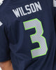 Nike Seattle Seahawks Russell Wilson #3 Game TC Jersey Navy