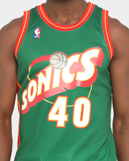 Mitchell & Ness Seattle Sonics Shawn Kemp '95-'96 #40 Swingman Jersey Green
