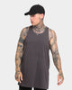 EN ES Service Tall Singlet Charcoal