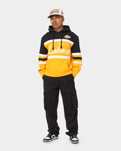 Mitchell & Ness Men's Los Angeles Lakers Head Coach Hoodie Black