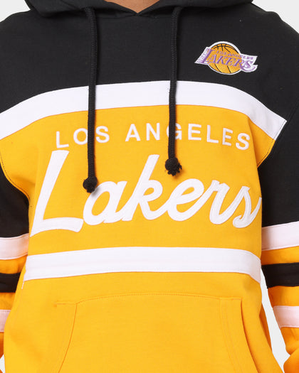 Mitchell & Ness Men's Los Angeles Lakers Head Coach Hoodie Black