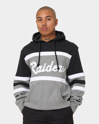 Mitchell & Ness Men's Raiders Head Coach Hoodie Black/Grey