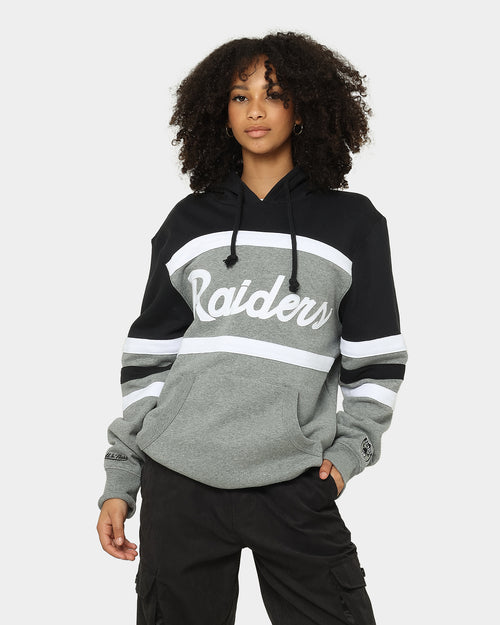 Mitchell & Ness Men's Raiders Head Coach Hoodie Black/Grey