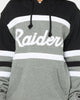 Mitchell & Ness Men's Raiders Head Coach Hoodie Black/Grey