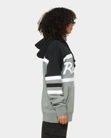 Mitchell & Ness Men's Raiders Head Coach Hoodie Black/Grey