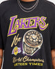 Mitchell & Ness Los Angeles Lakers Bling Rings Vintage T-Shirt Black