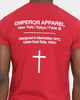 Emperor Apparel Inner City After Dark Short Sleeve T-Shirt Maroon