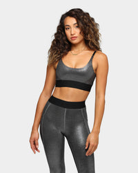 Dead Sport Women's Phantom Crop Silver/Black/Metallic