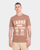 Carre CDG Classique Short Sleeve T-Shirt Brown