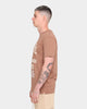 Carre CDG Classique Short Sleeve T-Shirt Brown