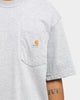 Carhartt Men's Carhartt Pocket Short Sleeve T-Shirt Heather Grey