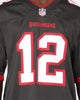 Nike Men's Tom Brady # 12 Tampa Bay Buccaneers NFL Game Jersey Deep Pewter