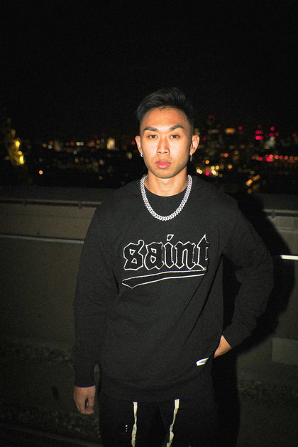 Saint Morta Westside New Age Crewneck Black/White