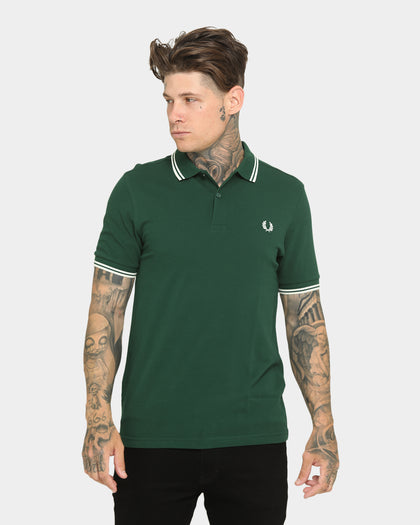 Fred Perry Twin Tipped Polo Shirt Ivy Green