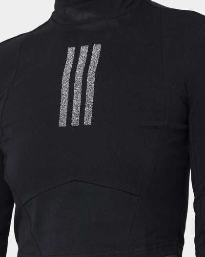 Adidas Women's Swarovski Long Sleeve T-Shirt Black