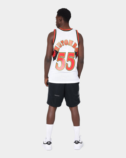 Mitchell & Ness Atlanta Hawks Dikembe Mutombo '96-'97 NBA Swingman Jersey White