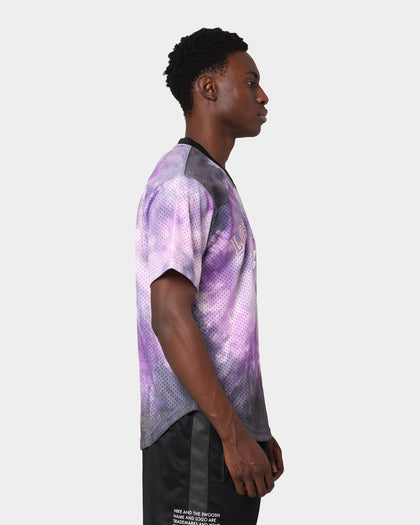 Mitchells & Ness Los Angeles Lakers Tie Dye Mesh Jersey Purple
