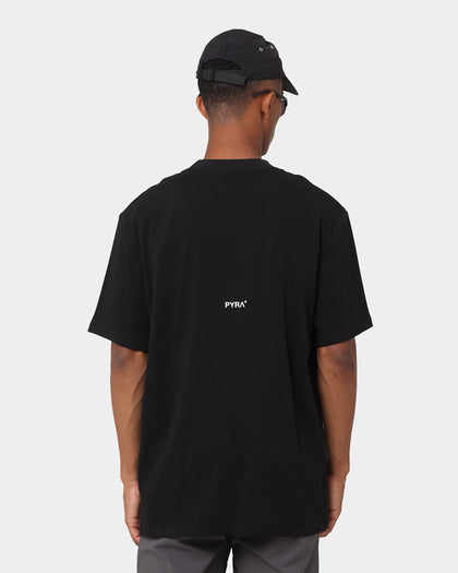 PYRA Micro Logo T-Shirt Black/White