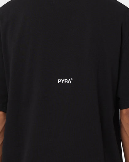 PYRA Micro Logo T-Shirt Black/White